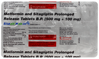 Sitazit M Er 500 Tablet 10